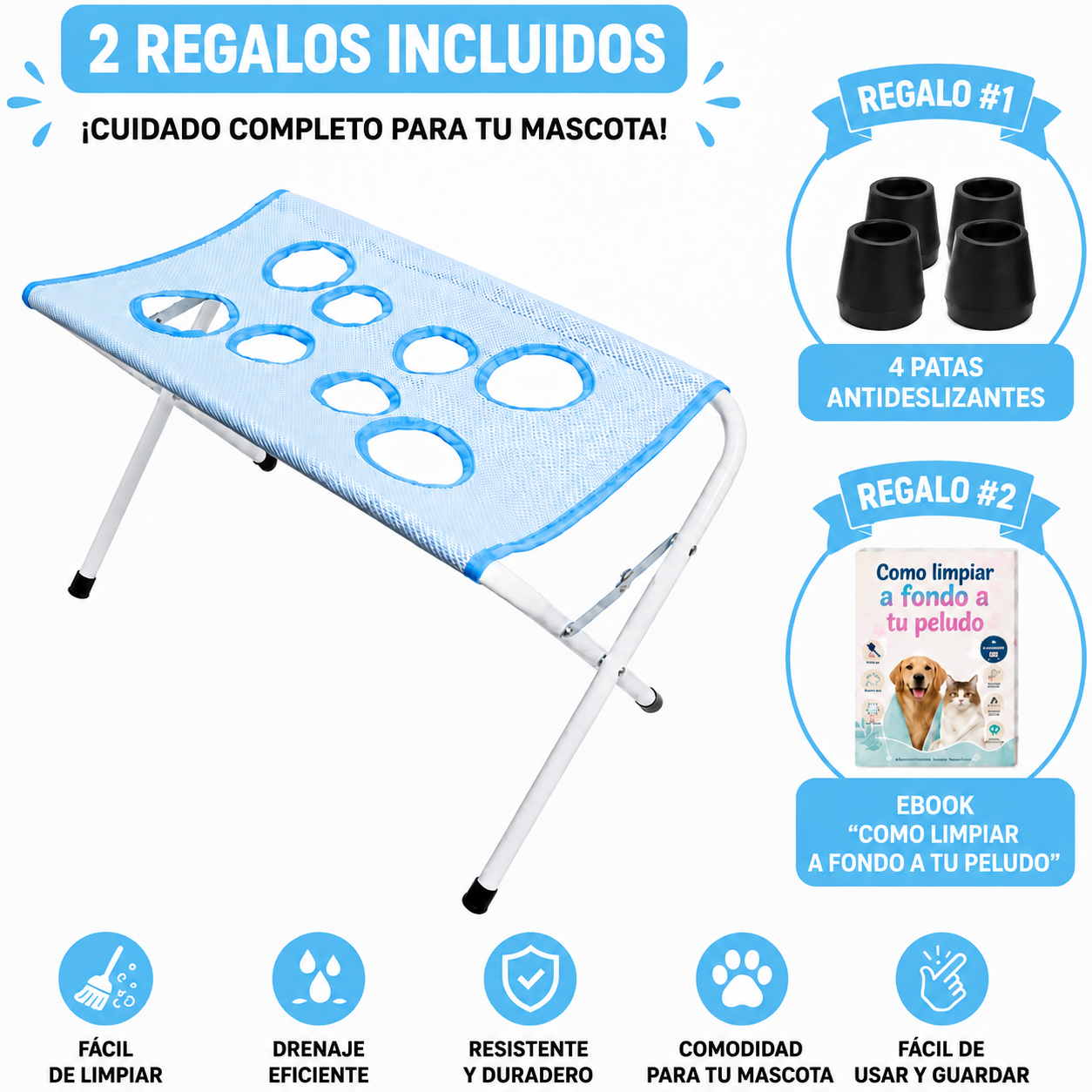 Hamaca de aseo para perros y gatos